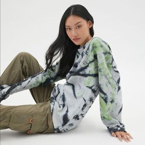 Standard Cloth Eisley Tie-Dye Crew Neck Pullover Sweatshirt